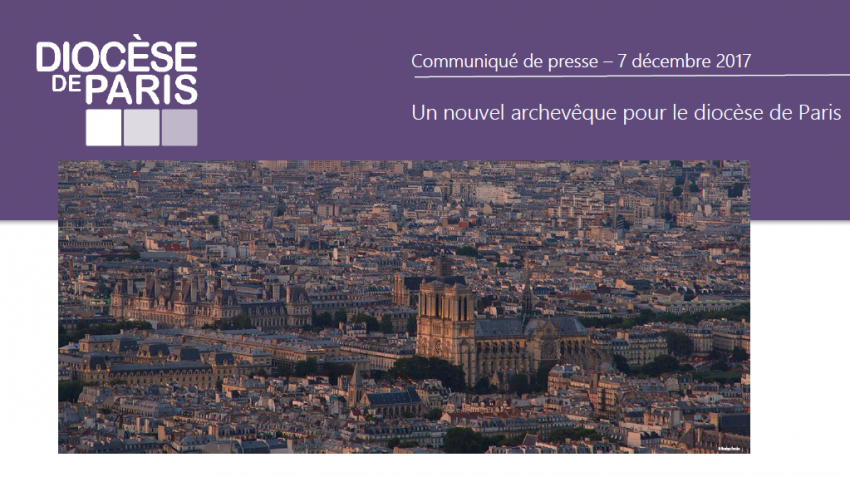 Un nouvel archevêque pour le diocèse de Paris