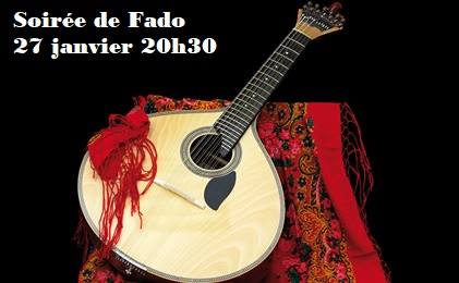 Soirée de Fado au Sanctuaire : dîner-spectacle le Samedi 27 Janvier 208